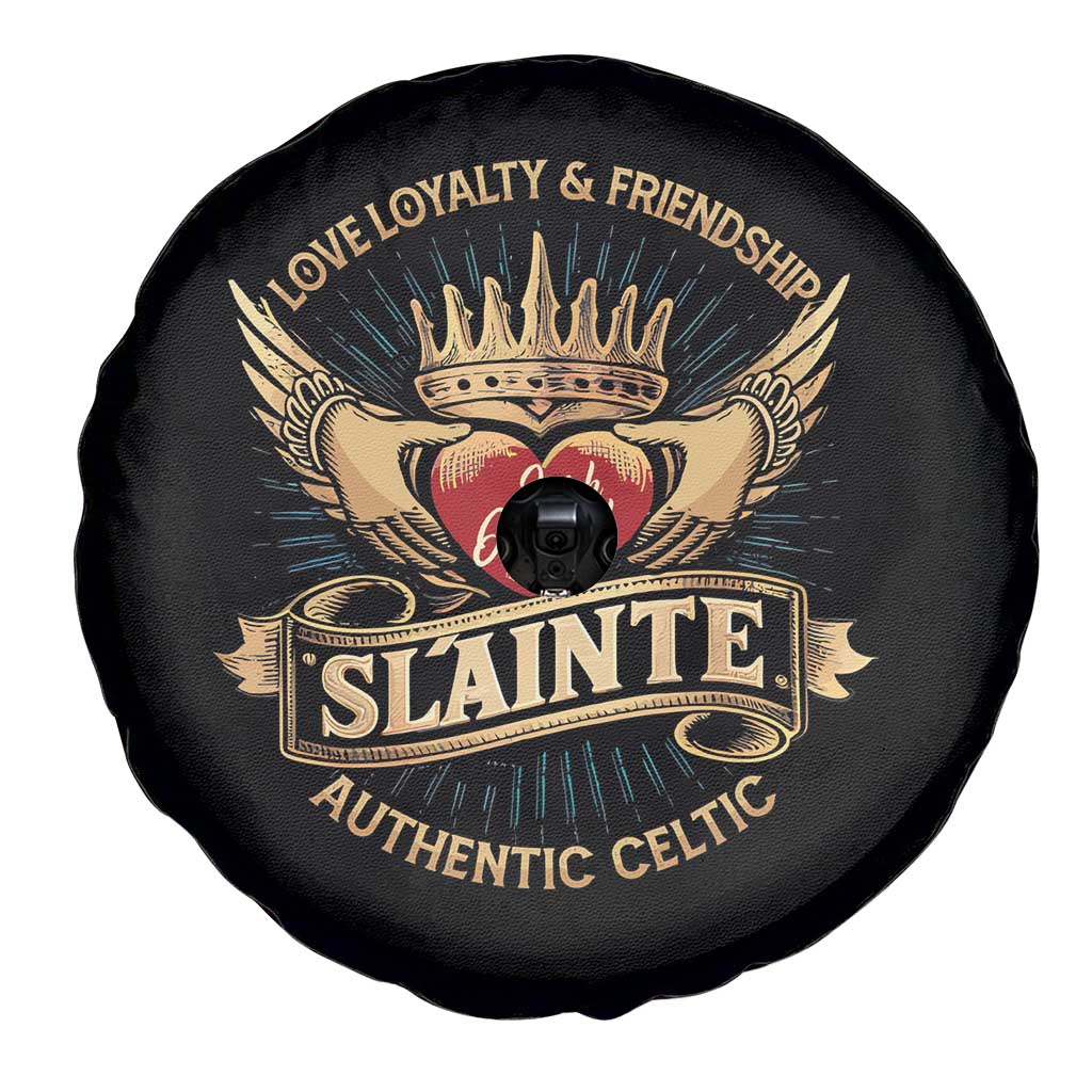 Celtic Claddagh Spare Tire Cover Love Loyalty Friendship Slainte TS09 Print Your Wear