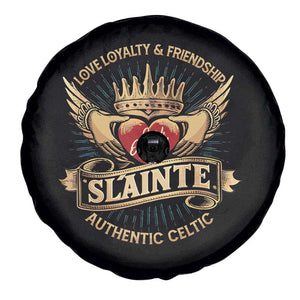 Celtic Claddagh Spare Tire Cover Love Loyalty Friendship Slainte TS09 Print Your Wear