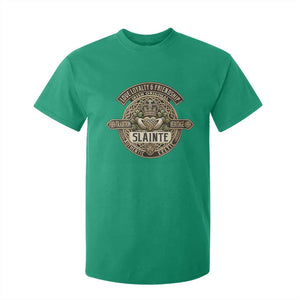 Celtic Claddagh T Shirt For Kid Slainte Love Loyalty Friendship Vintage TS09 Irish Green Print Your Wear
