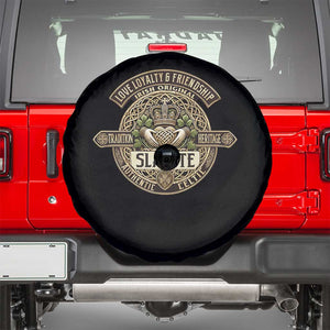 Celtic Claddagh Spare Tire Cover Slainte Love Loyalty Friendship Vintage TS09 Black Print Your Wear