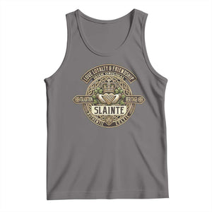 Celtic Claddagh Tank Top Slainte Love Loyalty Friendship Vintage TS09 Deep Heather Print Your Wear