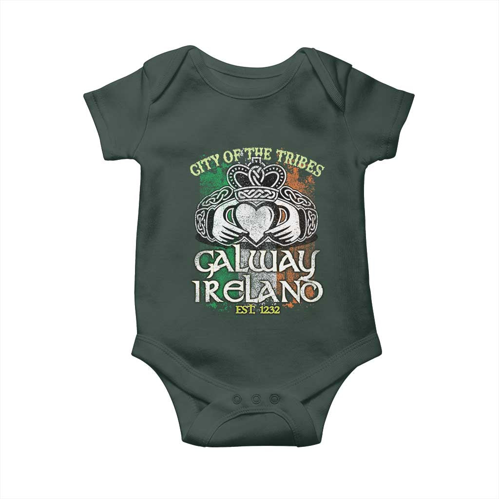 Galway Ireland Baby Onesie City Of The Tribes Est 1232 TS09 Print Your Wear