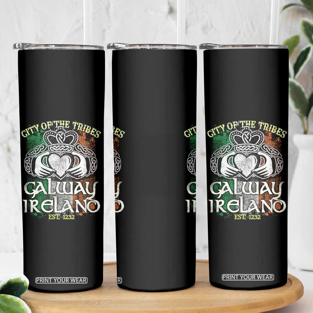 Galway Ireland Skinny Tumbler City Of The Tribes Est 1232 TS09 Print Your Wear