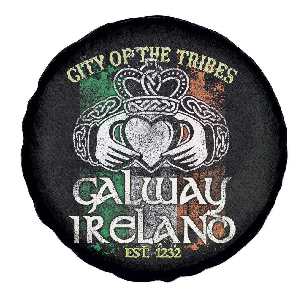 Galway Ireland Spare Tire Cover City Of The Tribes Est 1232 TS09 Print Your Wear