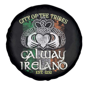 Galway Ireland Spare Tire Cover City Of The Tribes Est 1232 TS09 Print Your Wear