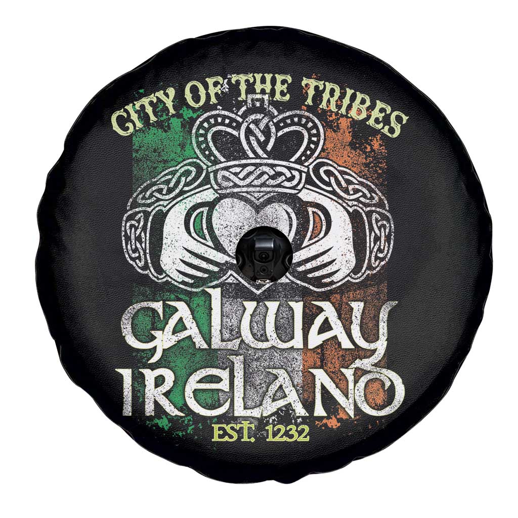 Galway Ireland Spare Tire Cover City Of The Tribes Est 1232 TS09 Print Your Wear