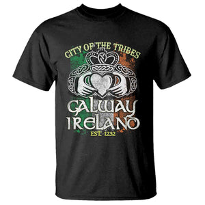 Galway Ireland T Shirt City Of The Tribes Est 1232 TS09 Black Print Your Wear