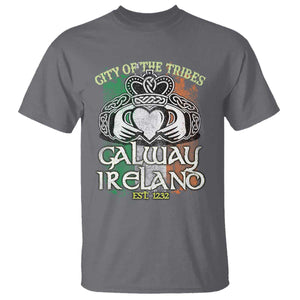 Galway Ireland T Shirt City Of The Tribes Est 1232 TS09 Charcoal Print Your Wear