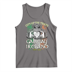 Galway Ireland Tank Top City Of The Tribes Est 1232 TS09 Deep Heather Print Your Wear