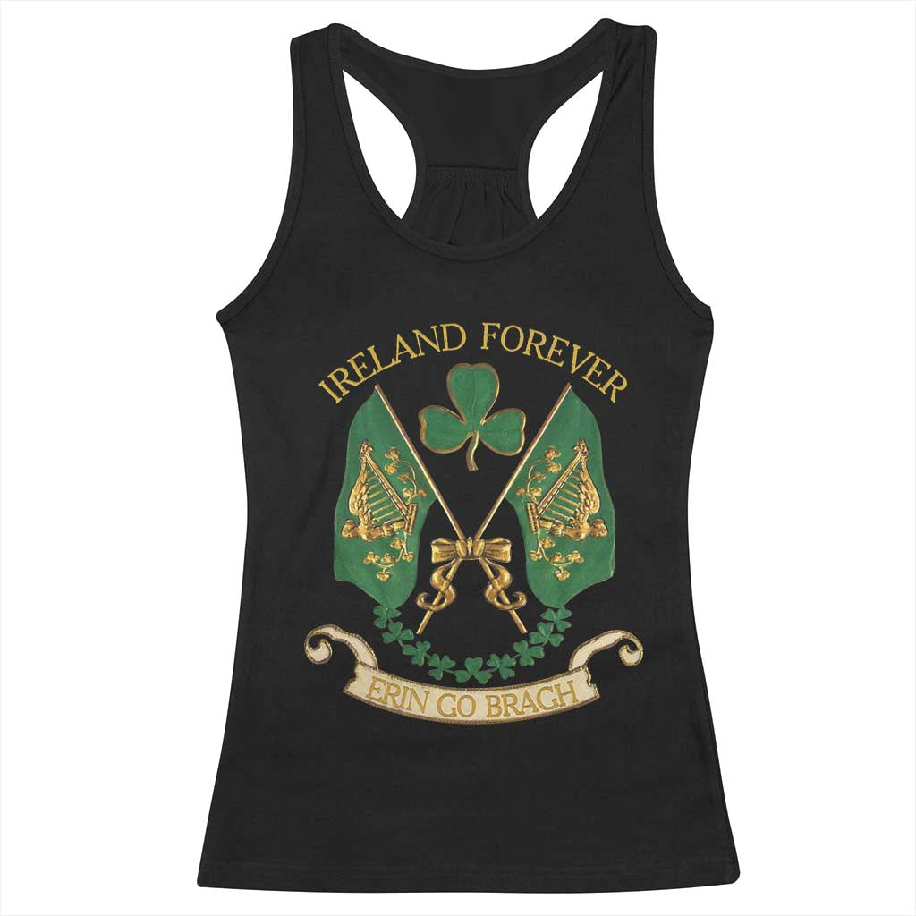 Irish Pride Racerback Tank Top Eirinn Go Brach Ireland Forever TS09 Black Print Your Wear