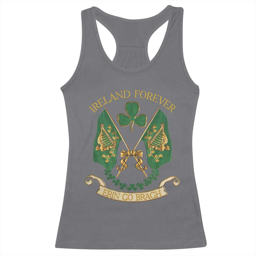 Irish Pride Racerback Tank Top Eirinn Go Brach Ireland Forever TS09 Charcoal Print Your Wear