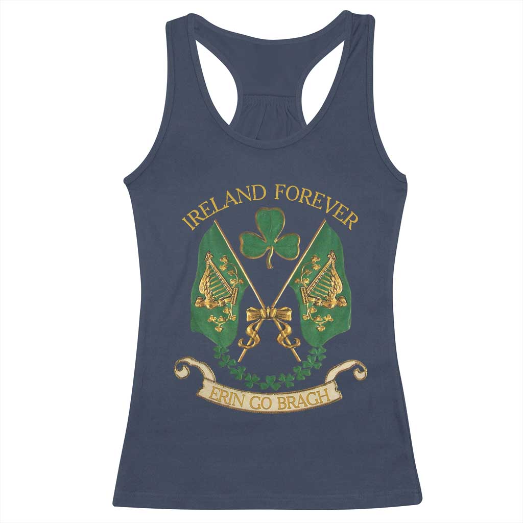 Irish Pride Racerback Tank Top Eirinn Go Brach Ireland Forever TS09 Navy Print Your Wear