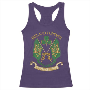Irish Pride Racerback Tank Top Eirinn Go Brach Ireland Forever TS09 Purple Print Your Wear