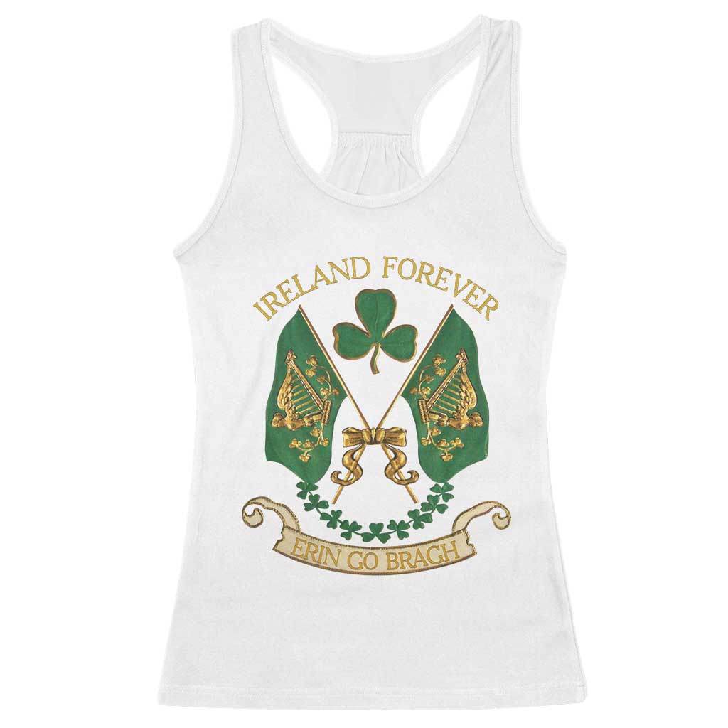 Irish Pride Racerback Tank Top Eirinn Go Brach Ireland Forever TS09 White Print Your Wear