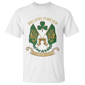 Irish Pride T Shirt Eirinn Go Brach Ireland Forever TS09 White Print Your Wear