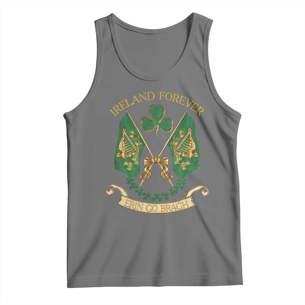 Irish Pride Tank Top Eirinn Go Brach Ireland Forever TS09 Black Heather Print Your Wear