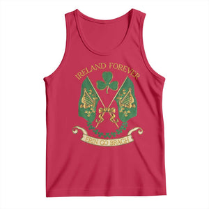 Irish Pride Tank Top Eirinn Go Brach Ireland Forever TS09 Red Print Your Wear