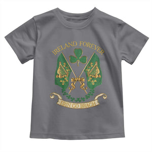 Irish Pride Toddler T Shirt Eirinn Go Brach Ireland Forever TS09 Charcoal Print Your Wear