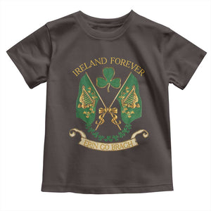Irish Pride Toddler T Shirt Eirinn Go Brach Ireland Forever TS09 Dark Chocolate Print Your Wear