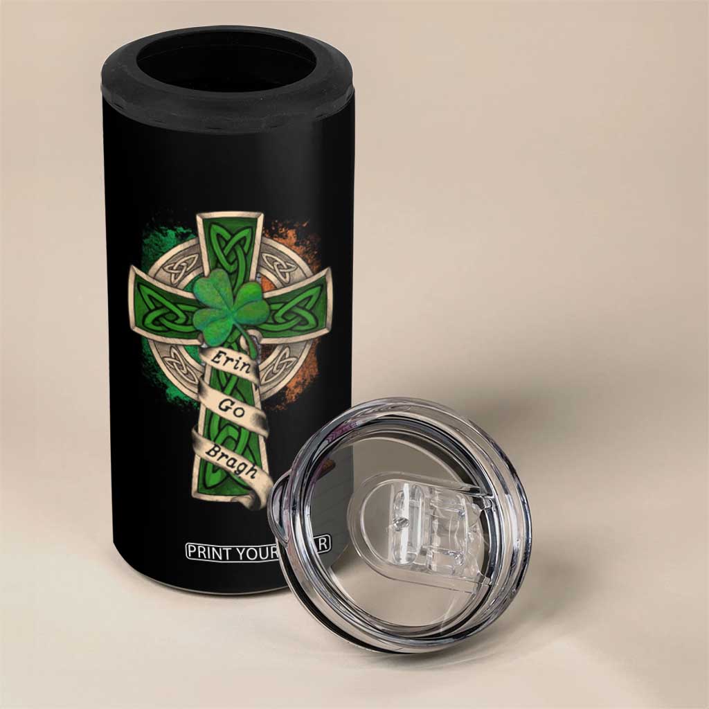Irish Pride 4 in 1 Can Cooler Tumbler Eirinn Go Brach Ireland For Ever TS09 Print Your Wear
