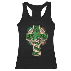 Irish Pride Racerback Tank Top Eirinn Go Brach Ireland For Ever TS09 Black Print Your Wear
