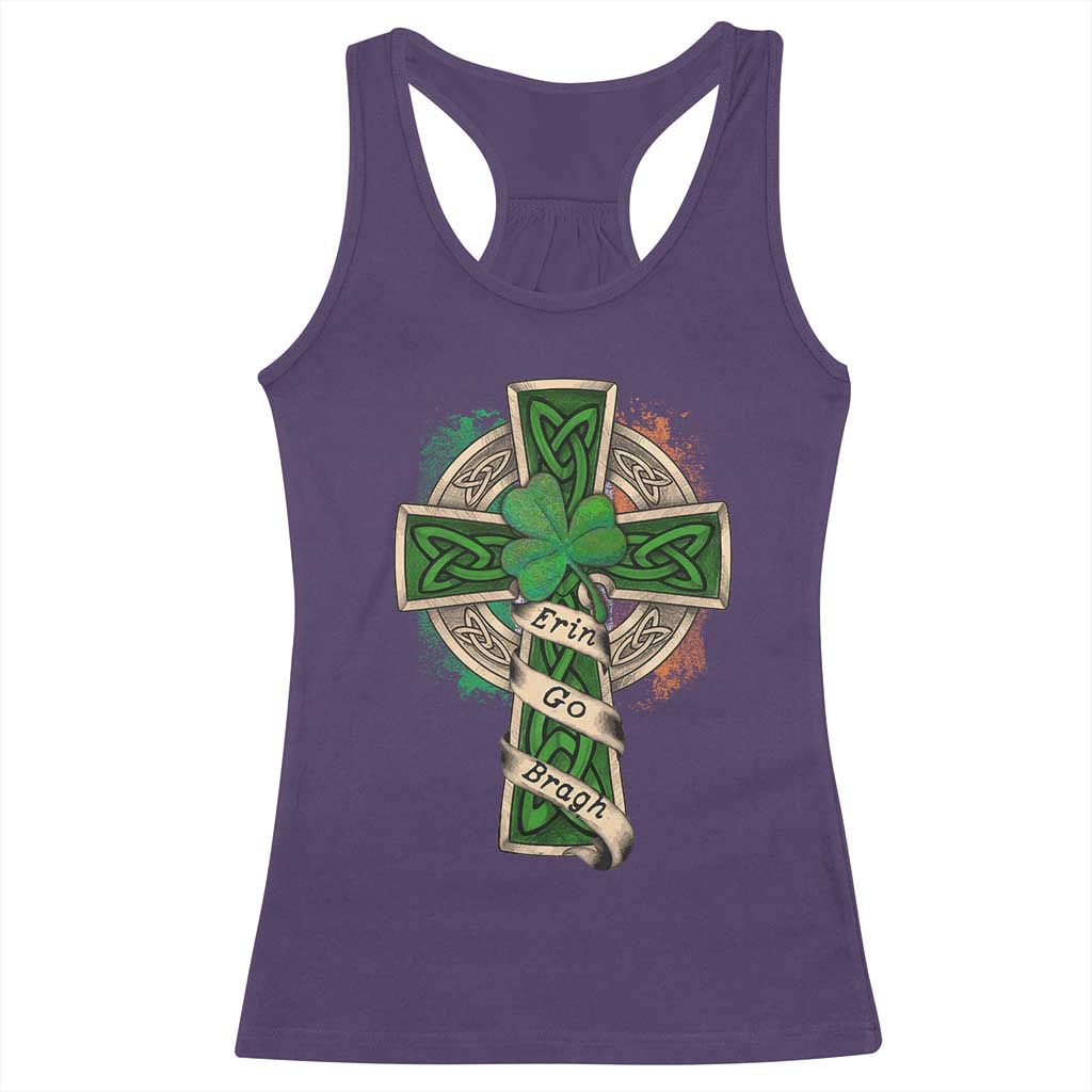 Irish Pride Racerback Tank Top Eirinn Go Brach Ireland For Ever TS09 Purple Print Your Wear