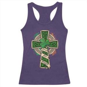 Irish Pride Racerback Tank Top Eirinn Go Brach Ireland For Ever TS09 Purple Print Your Wear