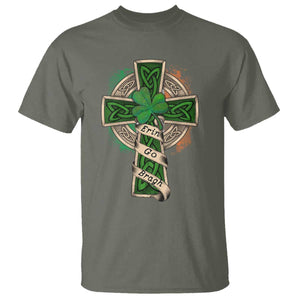 Irish Pride T Shirt Eirinn Go Brach Ireland For Ever TS09 Military Green Print Your Wear