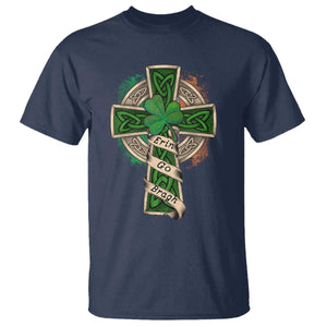 Irish Pride T Shirt Eirinn Go Brach Ireland For Ever TS09 Navy Print Your Wear