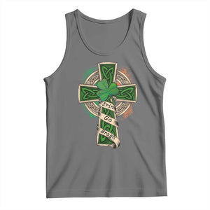 Irish Pride Tank Top Eirinn Go Brach Ireland For Ever TS09 Black Heather Print Your Wear