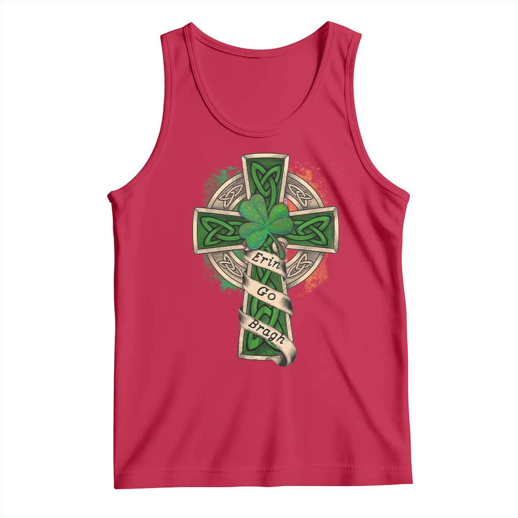 Irish Pride Tank Top Eirinn Go Brach Ireland For Ever TS09 Red Print Your Wear