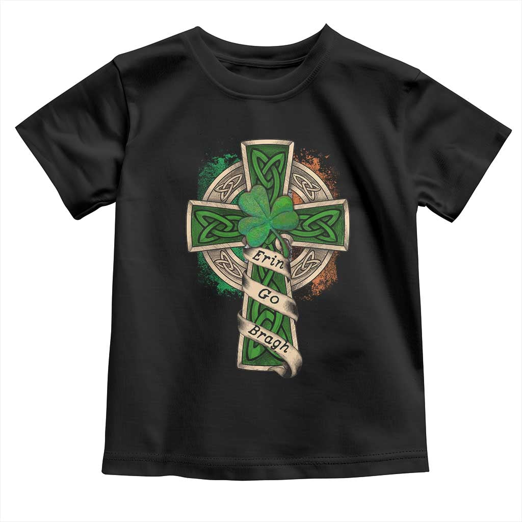 Irish Pride Toddler T Shirt Eirinn Go Brach Ireland For Ever TS09 Black Print Your Wear
