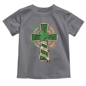 Irish Pride Toddler T Shirt Eirinn Go Brach Ireland For Ever TS09 Charcoal Print Your Wear