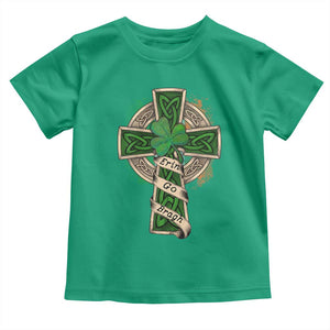 Irish Pride Toddler T Shirt Eirinn Go Brach Ireland For Ever TS09 Irish Green Print Your Wear