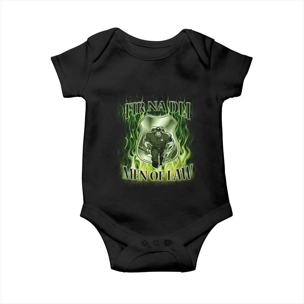 Patriotic Irish Pride Baby Onesie Fir Na Dli Men Of Law TS09 Black Print Your Wear