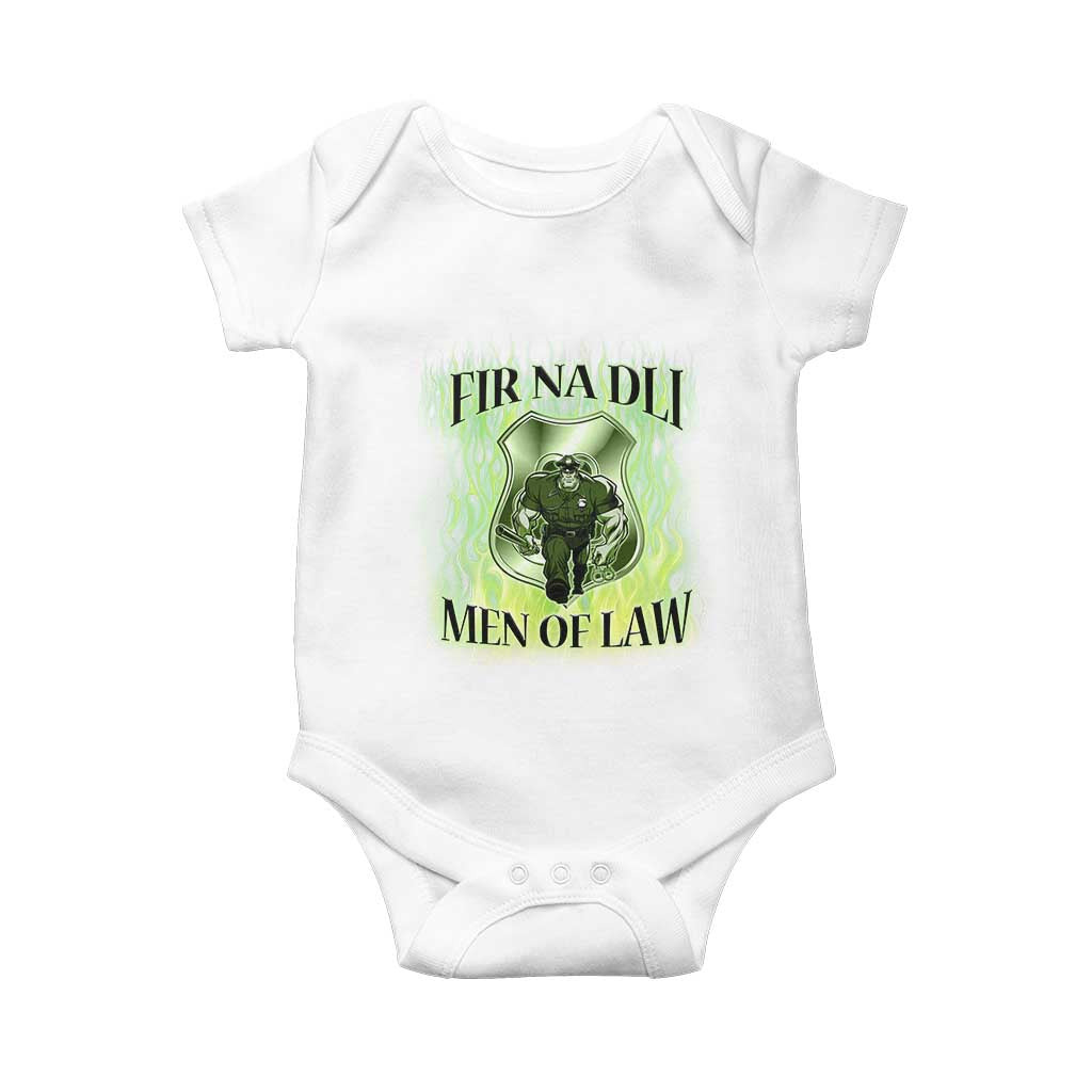 Patriotic Irish Pride Baby Onesie Fir Na Dli Men Of Law TS09 White Print Your Wear