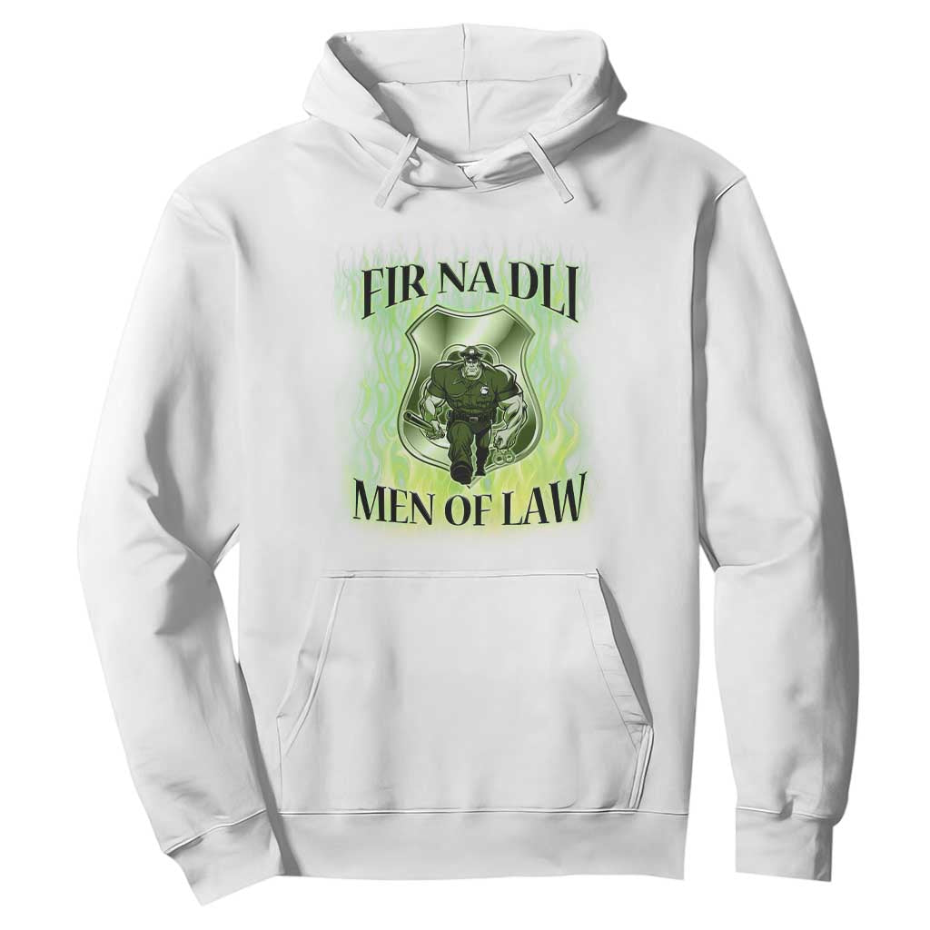 Patriotic Irish Pride Hoodie Fir Na Dli Men Of Law TS09 White Print Your Wear