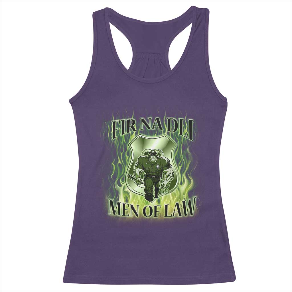 Patriotic Irish Pride Racerback Tank Top Fir Na Dli Men Of Law TS09 Purple Print Your Wear