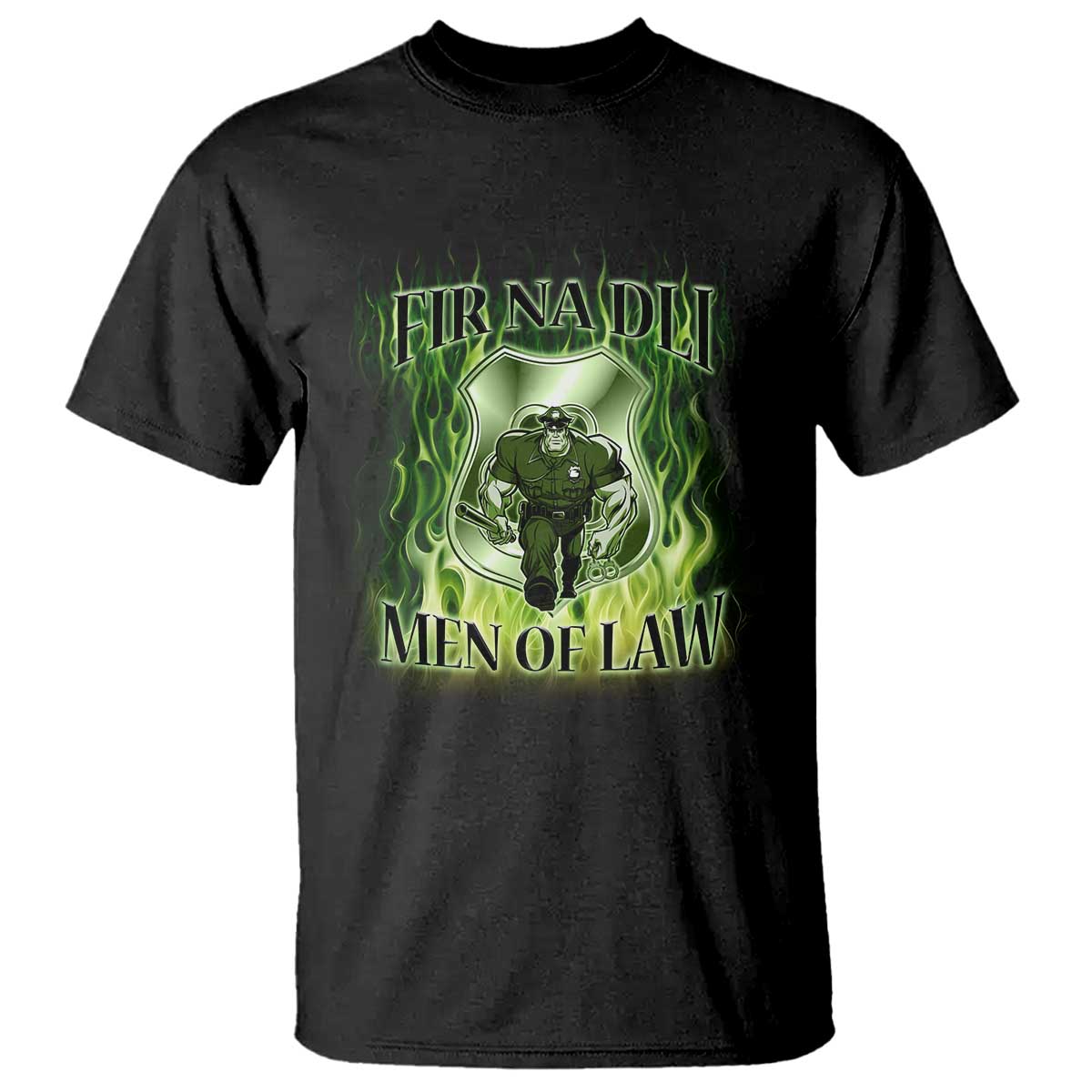 Patriotic Irish Pride T Shirt Fir Na Dli Men Of Law TS09 Black Print Your Wear
