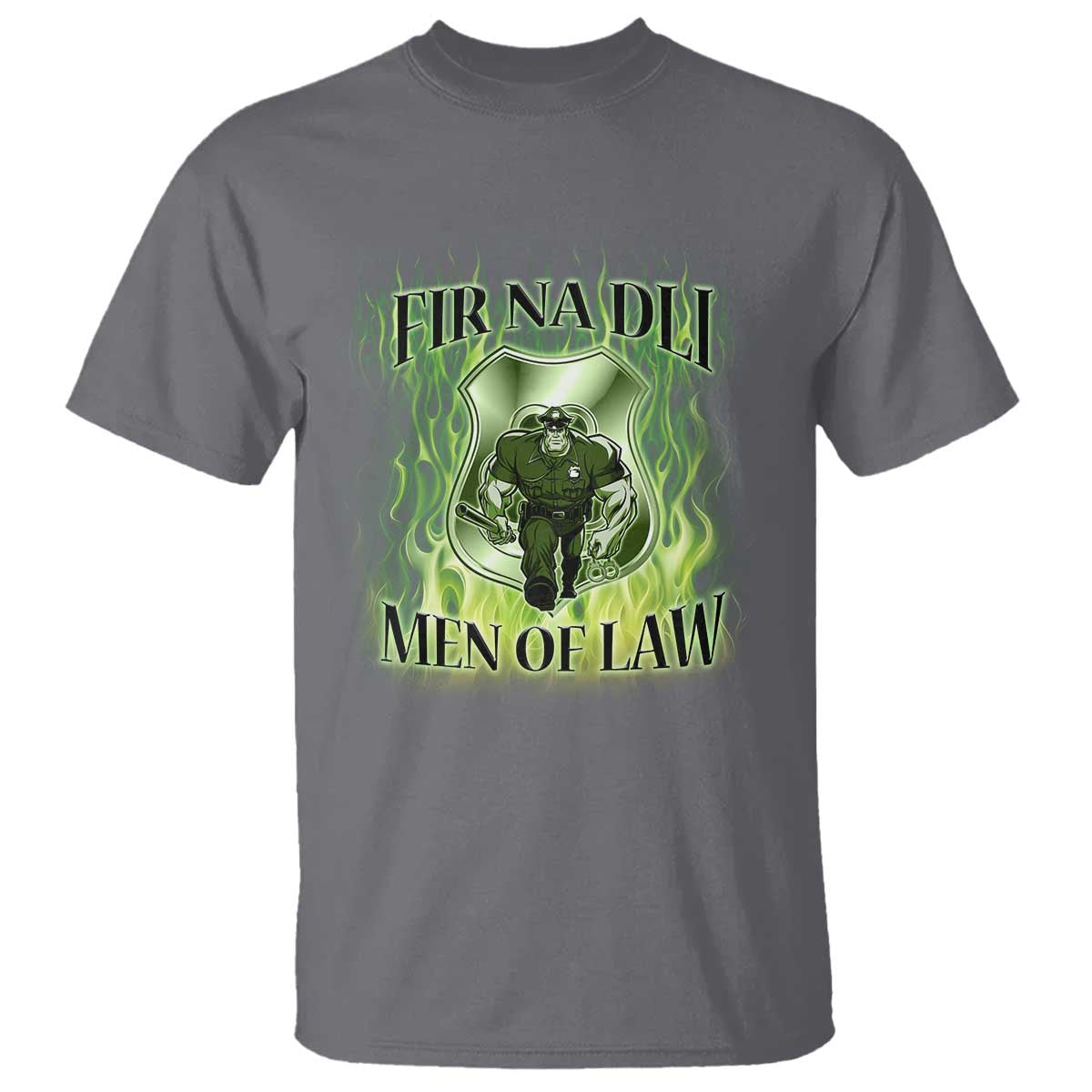 Patriotic Irish Pride T Shirt Fir Na Dli Men Of Law TS09 Charcoal Print Your Wear