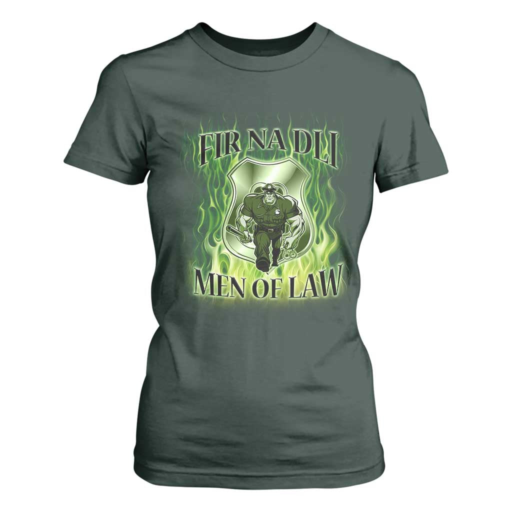 Patriotic Irish Pride T Shirt For Women Fir Na Dli Men Of Law TS09 Dark Forest Green Print Your Wear