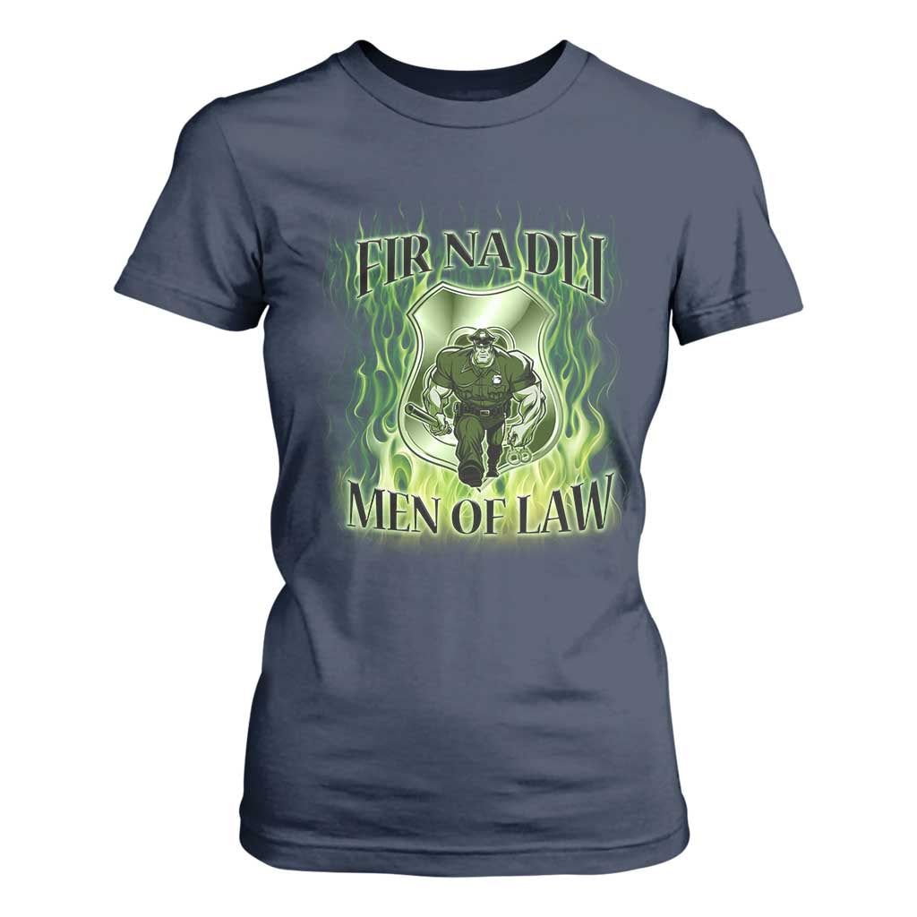 Patriotic Irish Pride T Shirt For Women Fir Na Dli Men Of Law TS09 Navy Print Your Wear