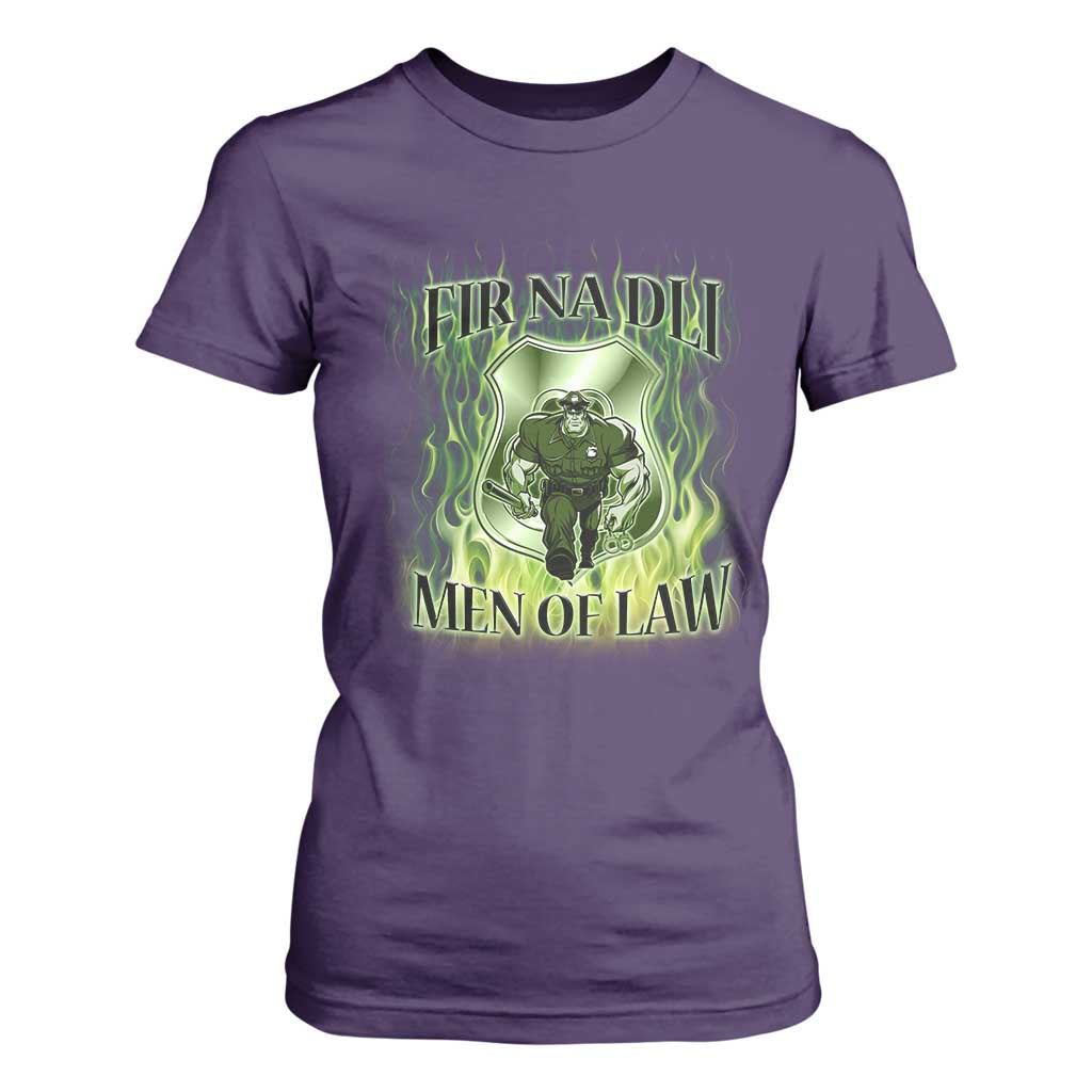 Patriotic Irish Pride T Shirt For Women Fir Na Dli Men Of Law TS09 Purple Print Your Wear