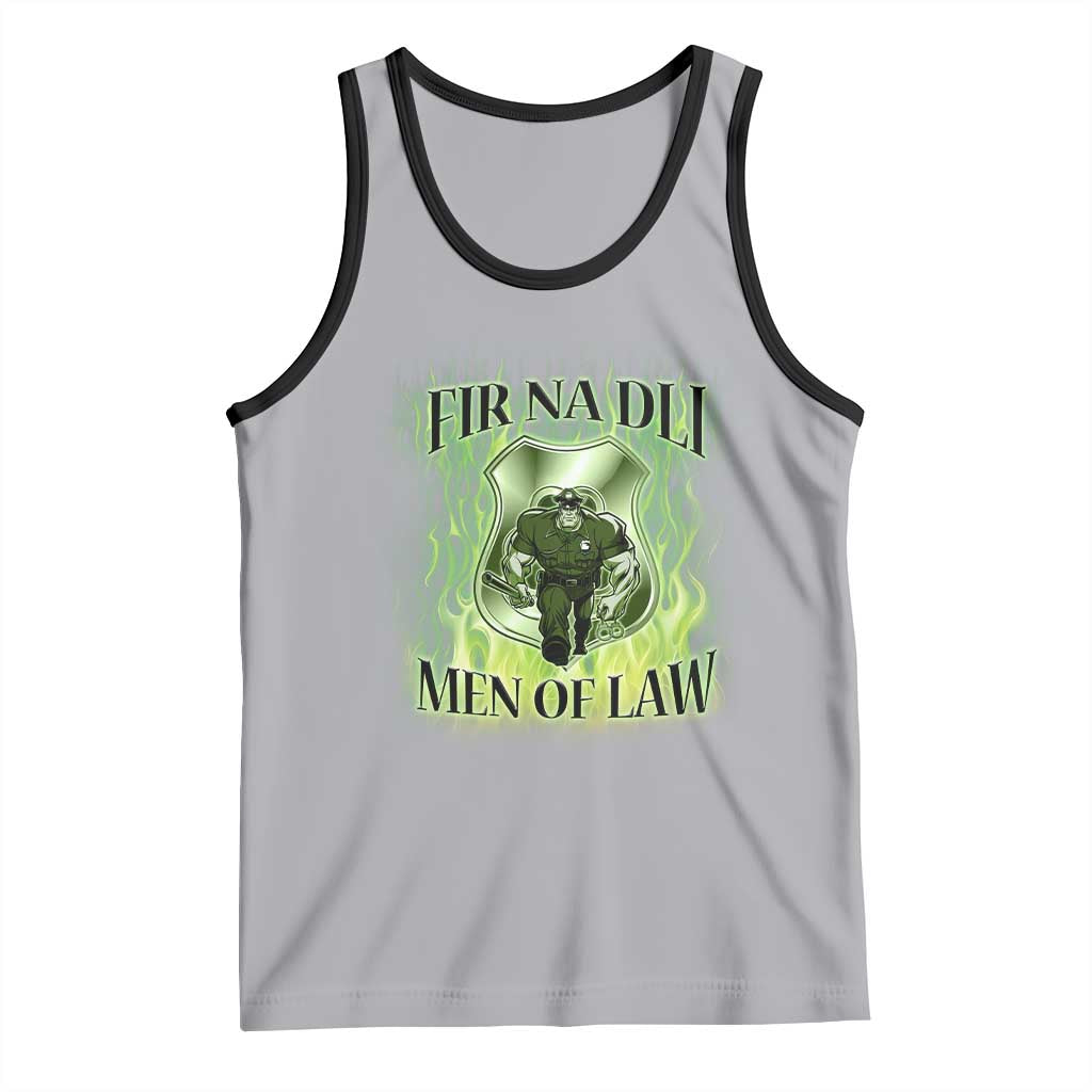 Patriotic Irish Pride Tank Top Fir Na Dli Men Of Law TS09 Athletic Heather Black Print Your Wear