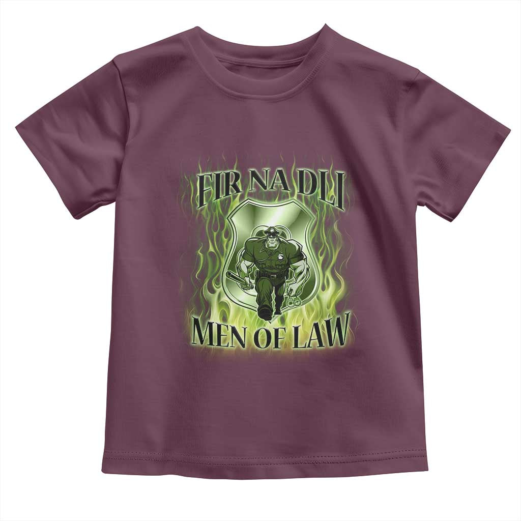 Patriotic Irish Pride Toddler T Shirt Fir Na Dli Men Of Law TS09 Maroon Print Your Wear