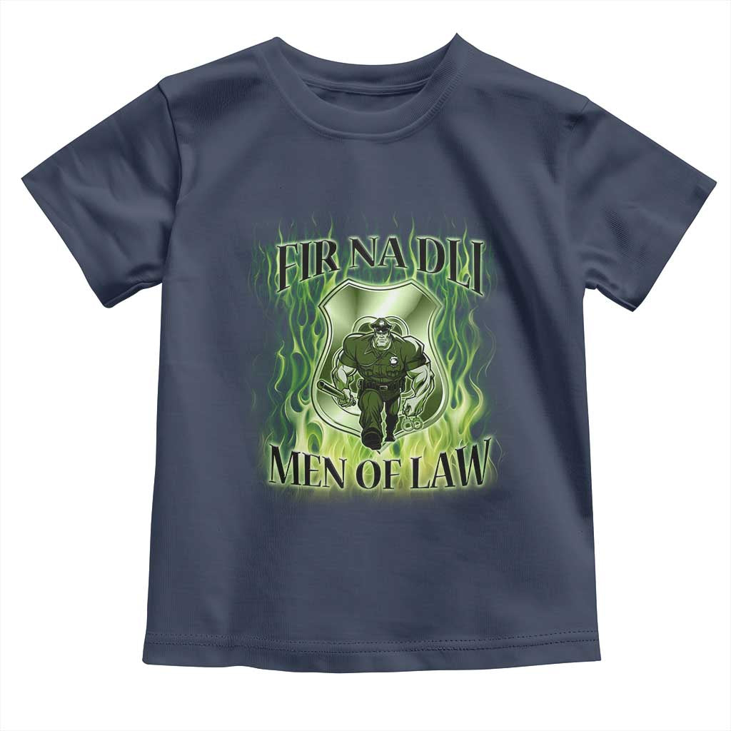 Patriotic Irish Pride Toddler T Shirt Fir Na Dli Men Of Law TS09 Navy Print Your Wear
