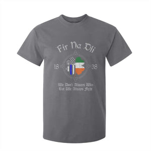 Irish Pride T Shirt For Kid Fir Na Dli Men Of Law Shamrock American Irish Flag TS09 Charcoal Print Your Wear