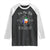 Irish Pride Raglan Shirt Fir Na Dli Men Of Law Shamrock American Irish Flag TS09 Black White Print Your Wear