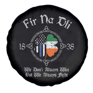 Irish Pride Spare Tire Cover Fir Na Dli Men Of Law Shamrock American Irish Flag TS09 Print Your Wear