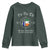 Irish Pride Youth Sweatshirt Fir Na Dli Men Of Law Shamrock American Irish Flag TS09 Dark Forest Green Print Your Wear